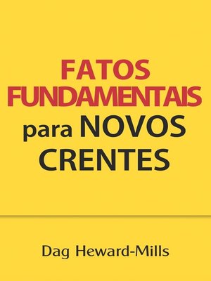cover image of Fatos Fundametais para Novos Crentes